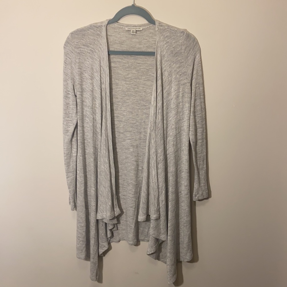 american eagle grey cardigan